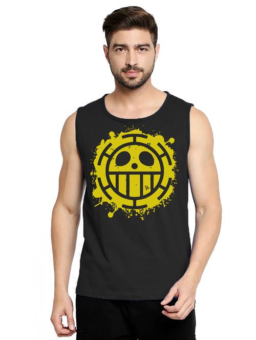 men black graphic printed vest - 21031105 - Very Small Image - 1