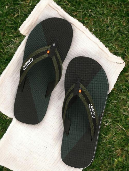 olive color block toe separator flip flops - 21034454 - Very Small Image - 1