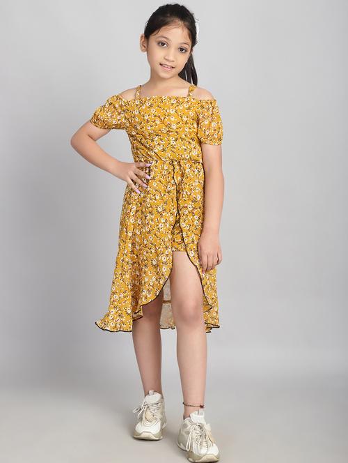 yellow floral printed twin sets - 21034809 - Very Small Image - 1