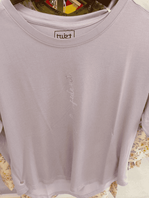 lavender viscose tshirt - 21034996 - Very Small Image - 1