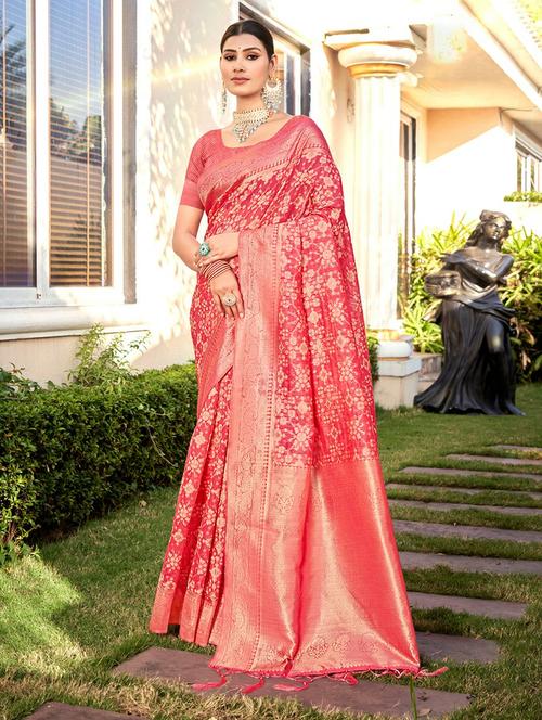 women self design banarasi saree - 21036420 - Very Small Image - 1