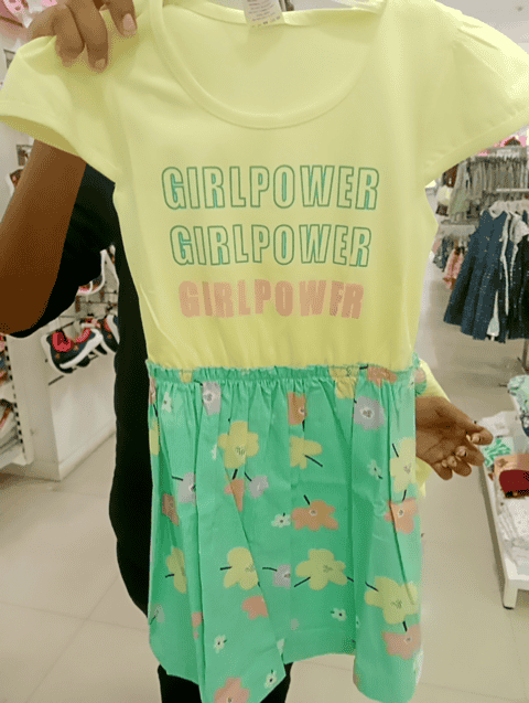 yellow cotton frock - 21043427 - Very Small Image - 1