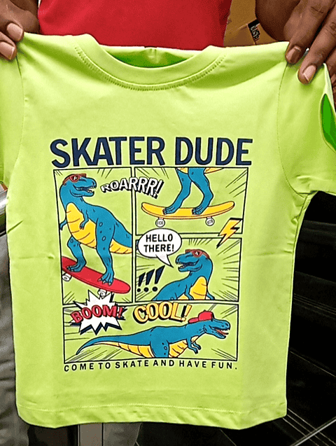 light green cotton single jersey tshirt - 21043434 - Very Small Image - 1