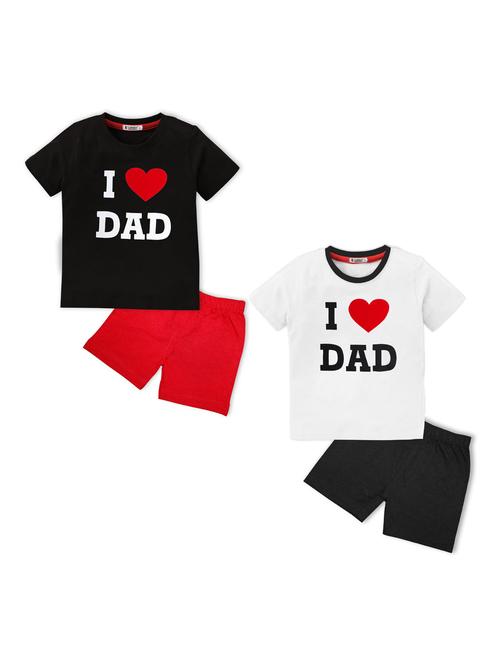 combos pack of t-shirts & shorts - 21044082 - Very Small Image - 1
