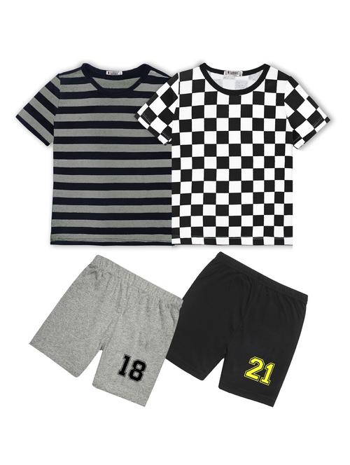 combos pack of t-shirts & shorts - 21044087 - Very Small Image - 1