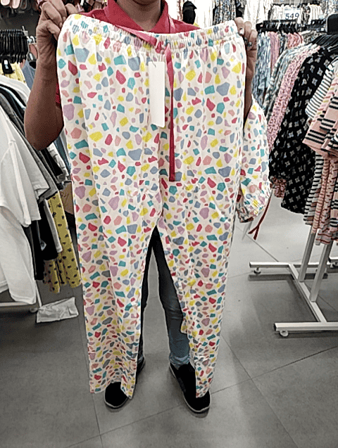 light yellow single jersey track pants - 21049350 - Very Small Image - 1