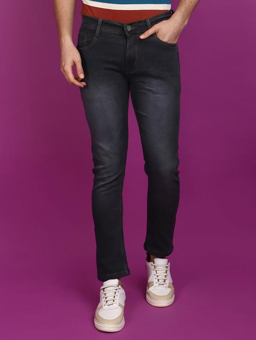 men mid rise washed denim jeans - 21049812 - Very Small Image - 1