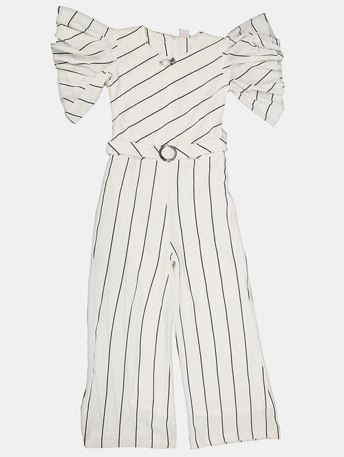 white striped printed detailed jumpsuit - 21050748 - Very Small Image - 1