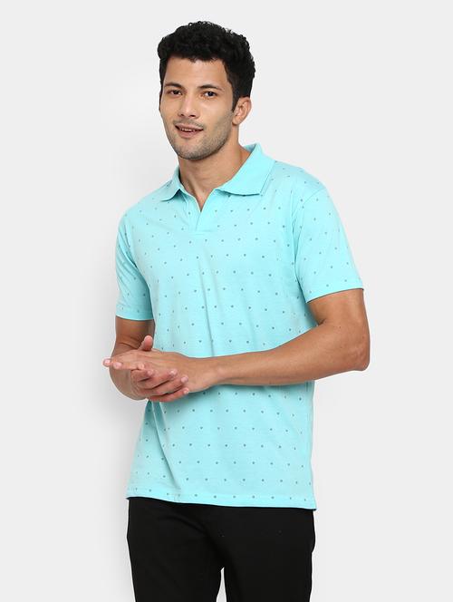 sea green polyester single jersey tshirt - 21050880 - Very Small Image - 1