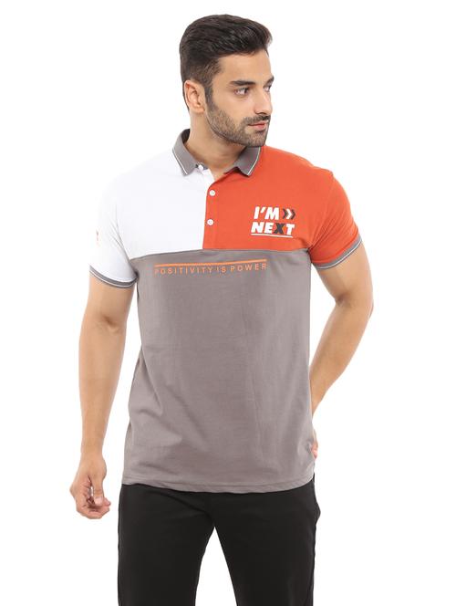 dark grey cotton single jersey tshirt - 21051016 - Very Small Image - 1