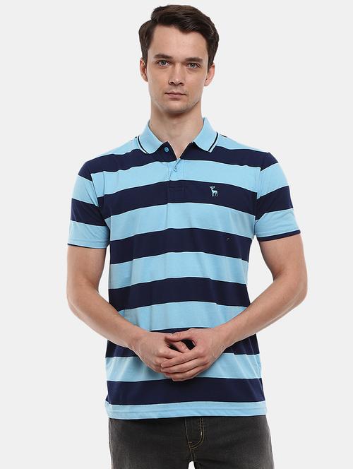 royal blue poly cotton tshirt - 21051451 - Very Small Image - 1