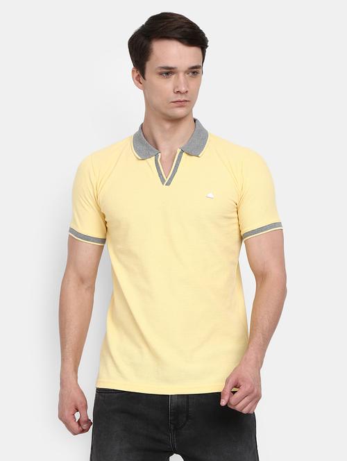 men plain polo neck t-shirt - 21051637 - Very Small Image - 1