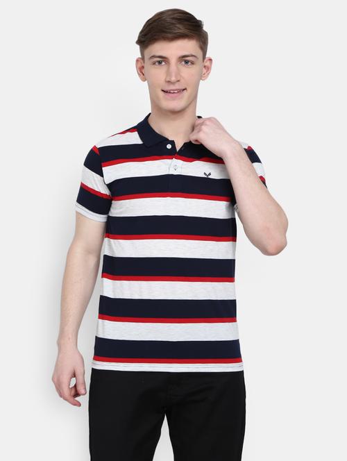 men striped polo t-shirt - 21051778 - Very Small Image - 1