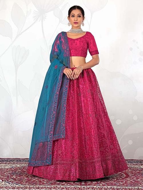 women flared semi-stitched lehnga - 21051863 - Very Small Image - 1