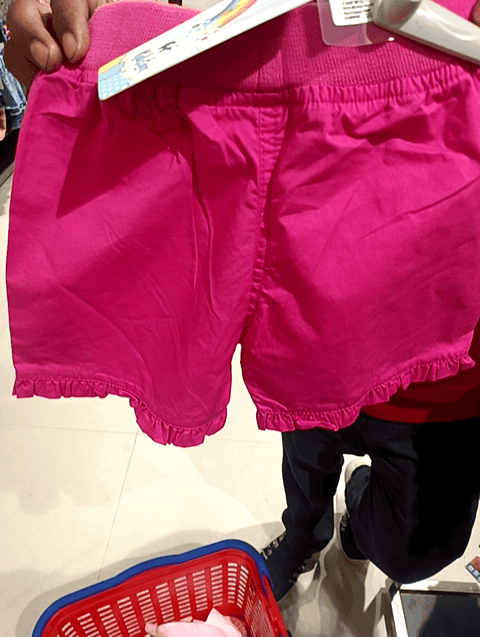 fuchsia cotton shorts & three fourth - 21053576 - Very Small Image - 1