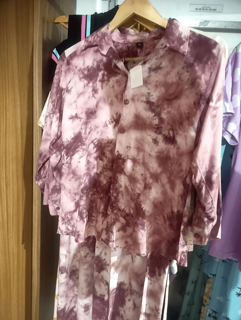 assorted cotton lurex dress - 21053656 - Very Small Image - 1
