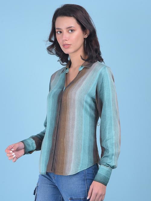 multi colored viscose regular shirt - 21054931 - Very Small Image - 1