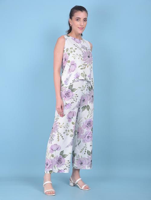 women floral print co-ord - 21054975 - Very Small Image - 1