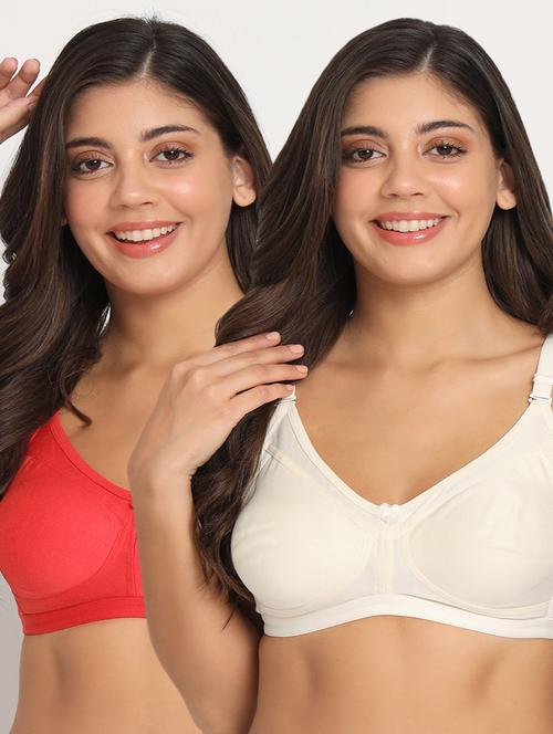 pack of 2 cotton t-shirt bra - 21055466 - Very Small Image - 1