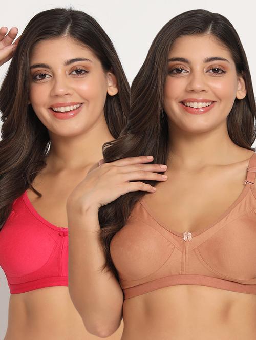 women multicolored set of 2 t-shirt bra - 21055476 - Very Small Image - 1