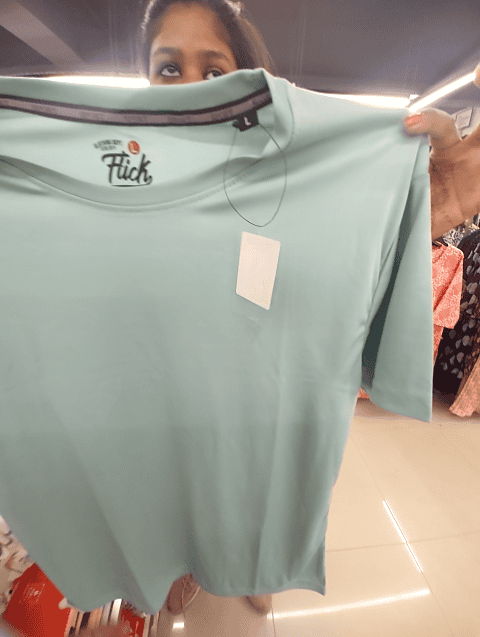 light green polyester tshirt - 21058093 - Very Small Image - 1