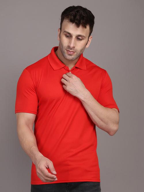 men solid polo t-shirt - 21062226 - Very Small Image - 1