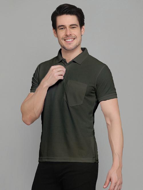 men solid polo t-shirt - 21062325 - Very Small Image - 1