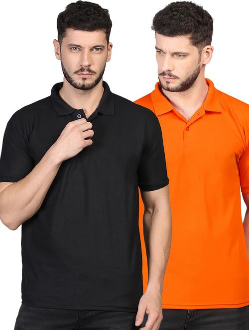 multi colored cotton blend plain tshirt - 21062479 - Very Small Image - 1