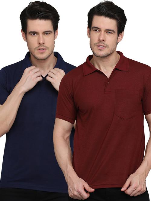 men pack of 2 polo t-shirt - 21062567 - Very Small Image - 1