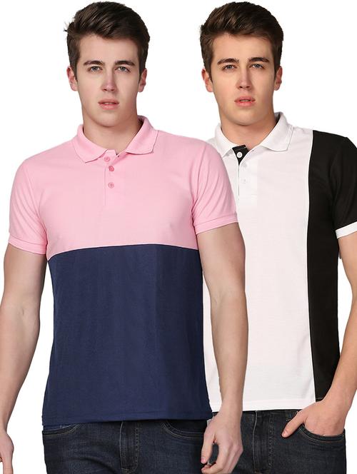 pack of 2 round neck combo t-shirt - 21062894 - Very Small Image - 1