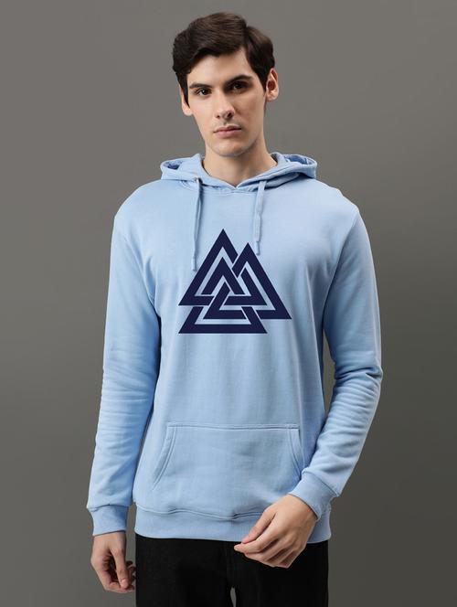 purist blue front printed hooded sweatshirt - 21063279 - Very Small Image - 1