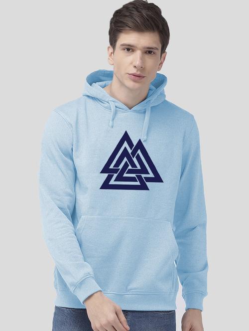 men front print hooded sweatshirt - 21063720 - Very Small Image - 1