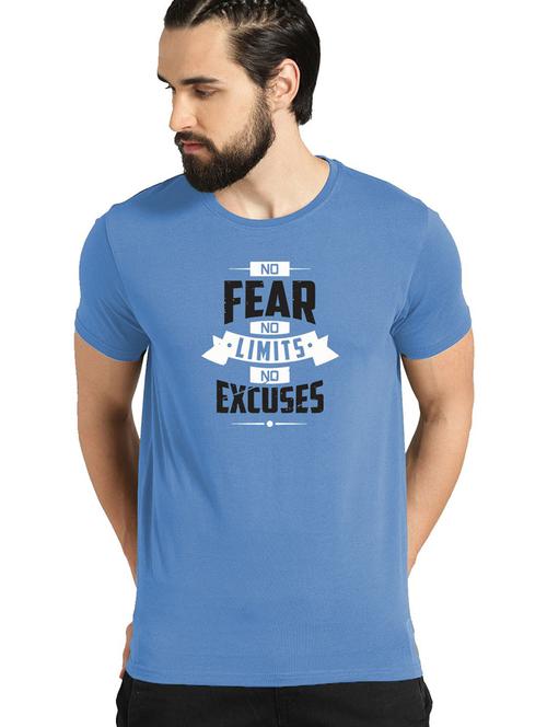 men round neck front print t-shirt - 21064522 - Very Small Image - 1