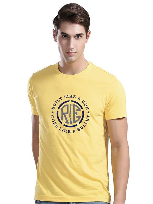 men front print short sleeve t-shirt - 21064839 - Very Small Image - 1