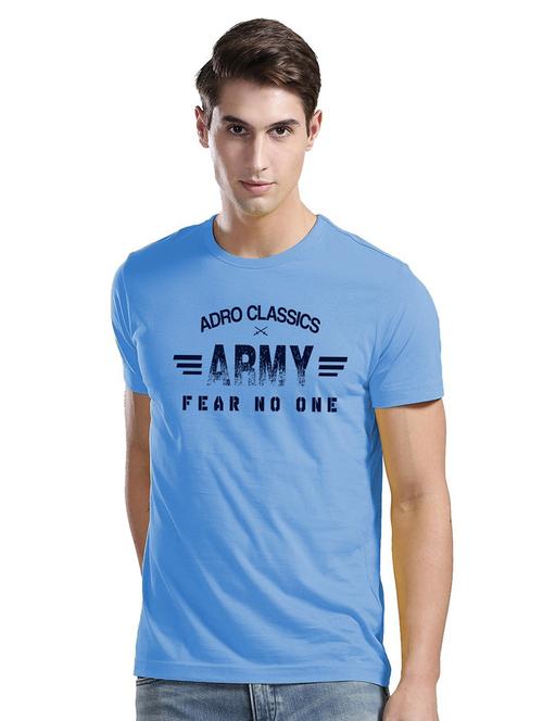 men front print short sleeve t-shirt - 21064886 - Very Small Image - 1