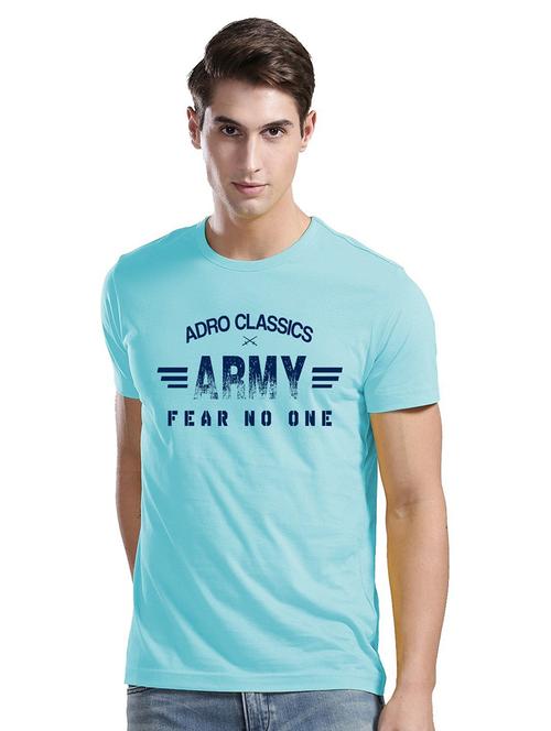 olive cotton blend chest print tshirt - 21064893 - Very Small Image - 1