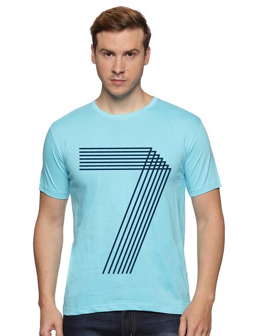 men front print short sleeve t-shirt - 21065062 - Very Small Image - 1