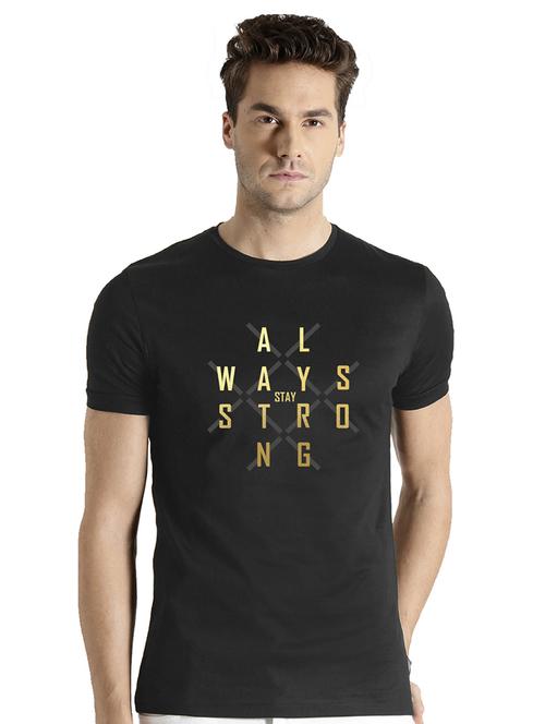 men front print short sleeve t-shirt - 21065093 - Very Small Image - 1