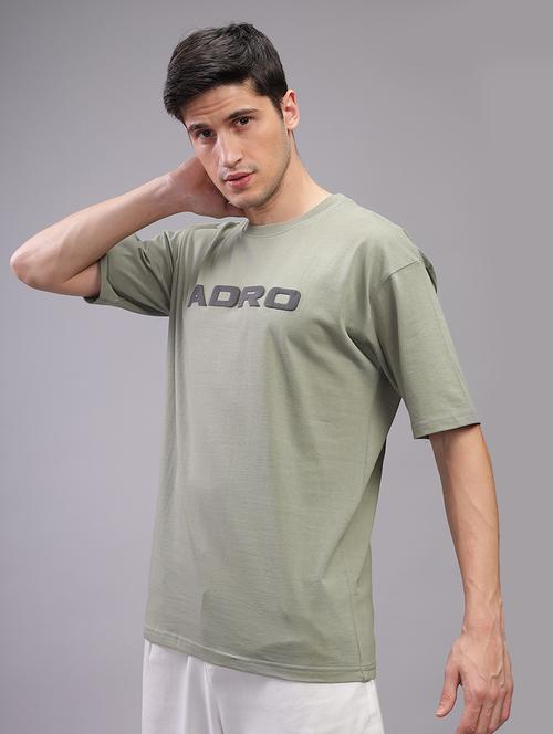 olive cotton blend t-shirt - 21065484 - Very Small Image - 1