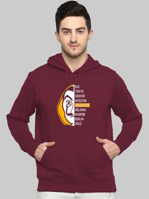 men long sleeve front printed sweatshirt - 21065495 - Very Small Image - 1