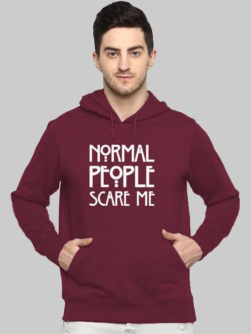 men long sleeve front printed sweatshirt - 21065531 - Very Small Image - 1