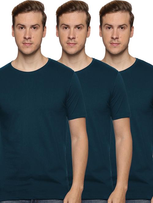 men pack of 3 plain t-shirt - 21065690 - Very Small Image - 1
