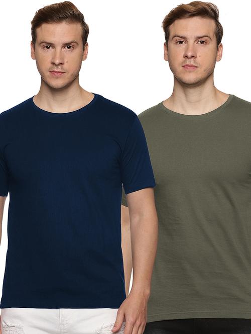men pack of 2 plain t-shirt - 21065724 - Very Small Image - 1