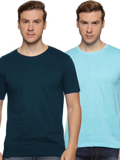 multi colored cotton blend plain tshirt - 21065734 - Very Small Image - 1