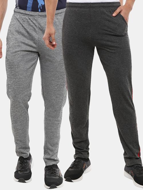 men pack of 2 cotton full length track pants - 21065808 - Very Small Image - 1