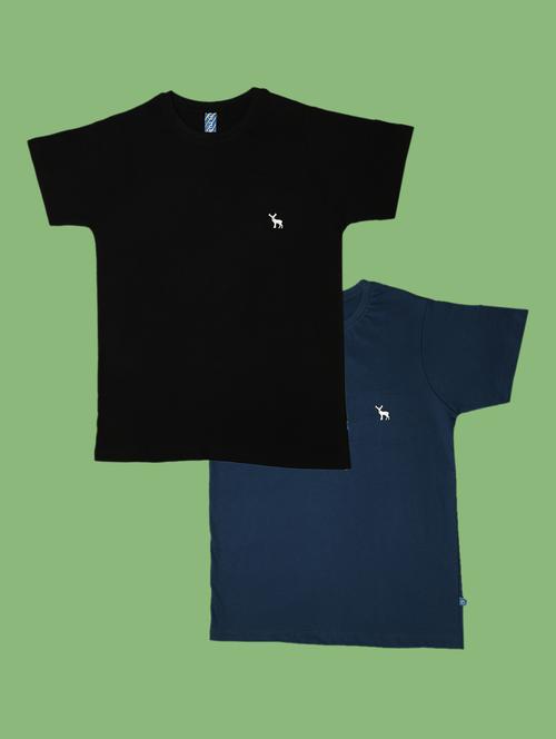kids pack of 2 cotton t-shirts - 21066064 - Very Small Image - 1