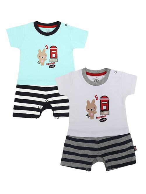 kids pack of 2 printed shorts sets - 21066115 - Very Small Image - 1