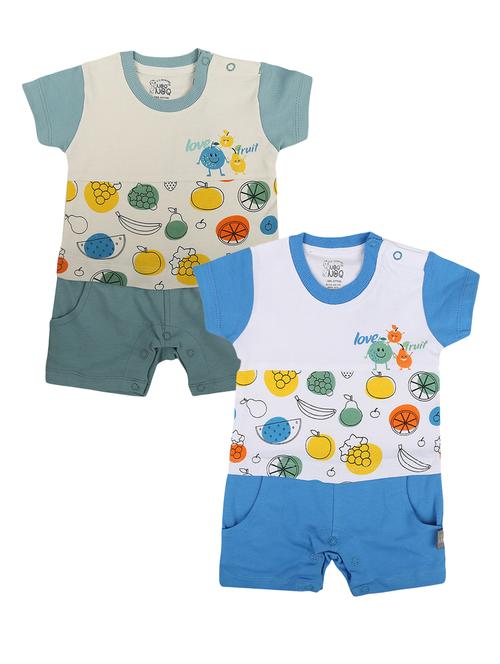 kids pack of 2 printed shorts sets - 21066117 - Very Small Image - 1