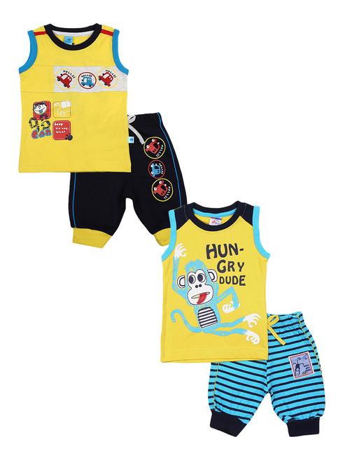 kids pack of 2 printed full length sets - 21066120 - Very Small Image - 1