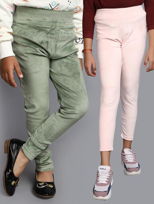 kids pack of 2 leggings - 21066125 - Very Small Image - 1
